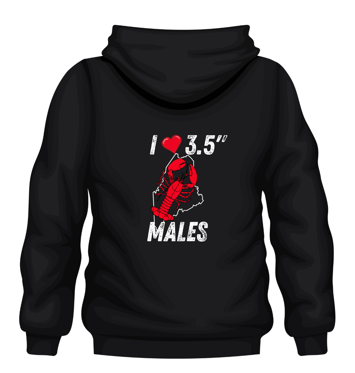 I love 3.5" Males hoodie