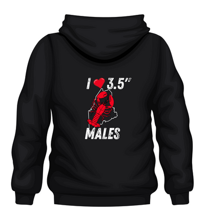 I love 3.5" Males hoodie