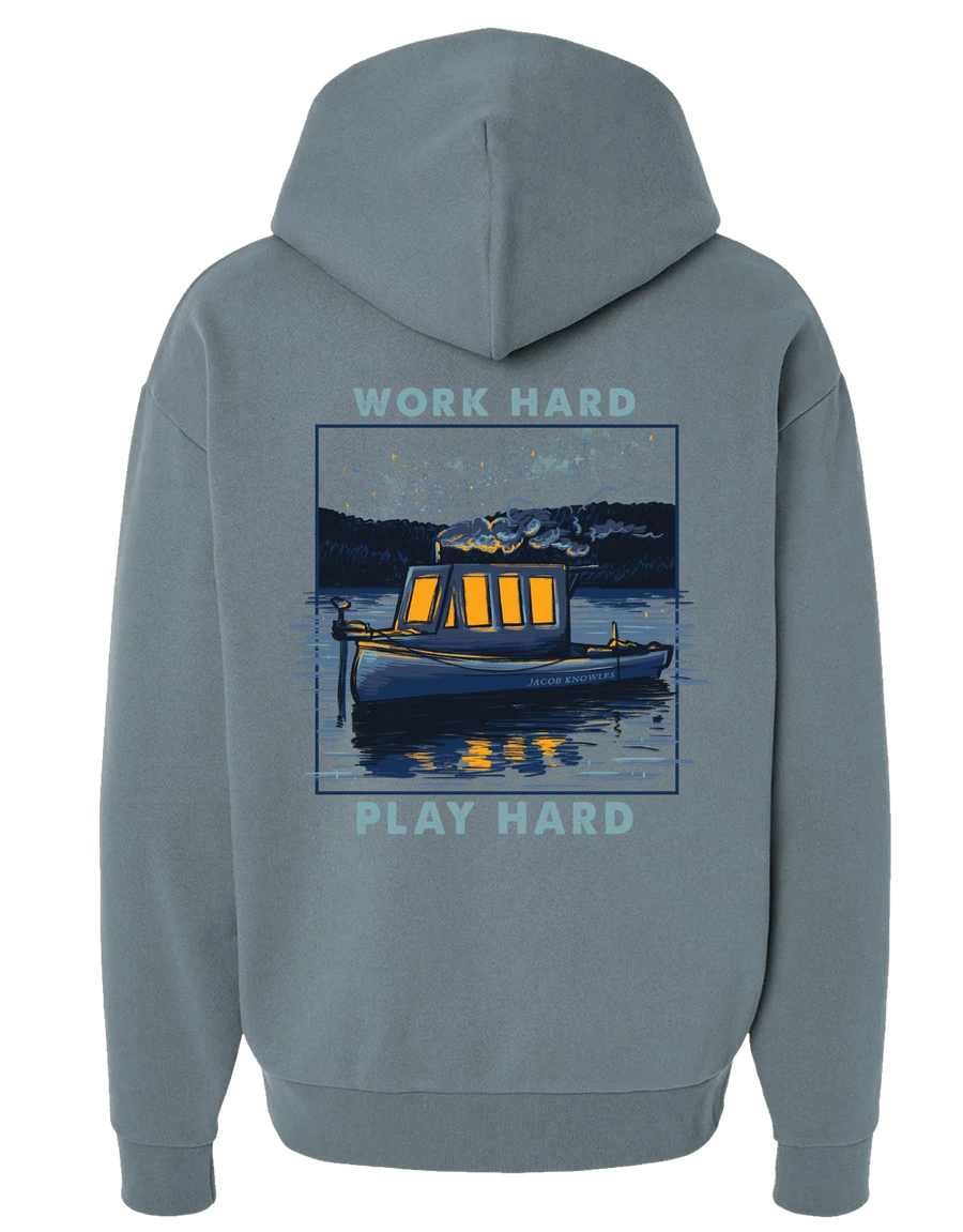 Camper Boat Hoodie, back