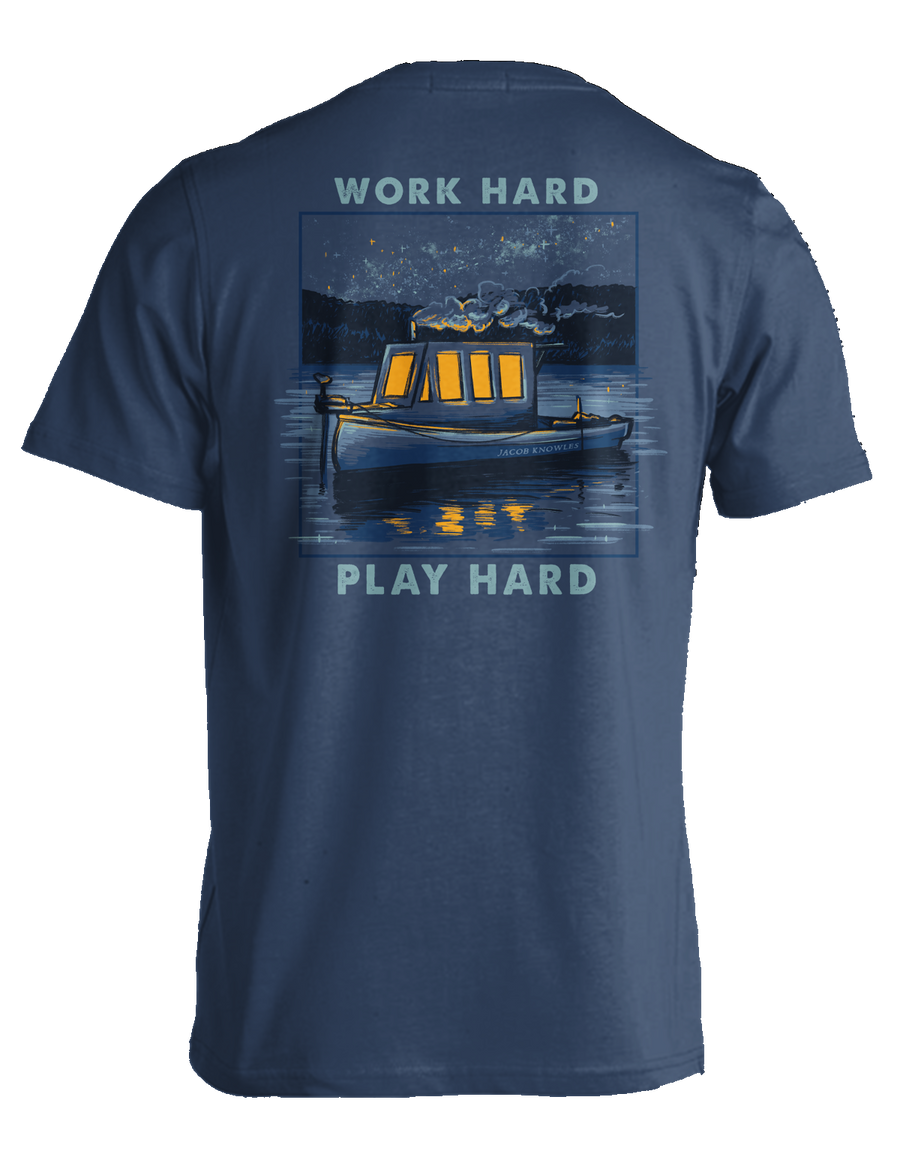 Camper Boat T-Shirt, back
